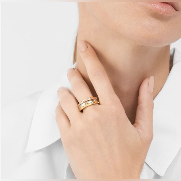 Adornia Swarovski Crystal Studded Band - Set of 3 - Picture 4 of 7